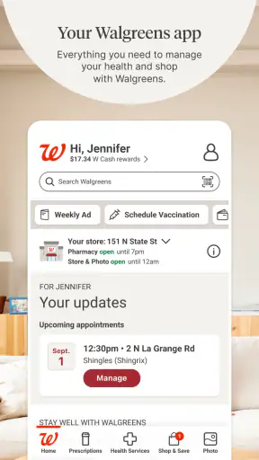 Walgreens screenshot