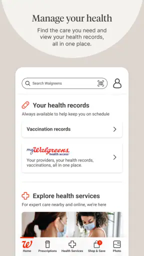 Walgreens screenshot