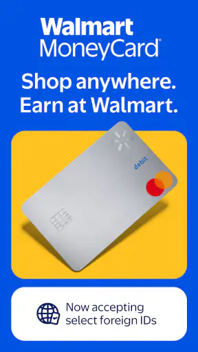 Walmart MoneyCard screenshot
