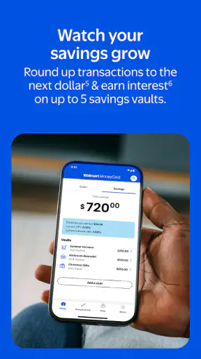 Walmart MoneyCard screenshot