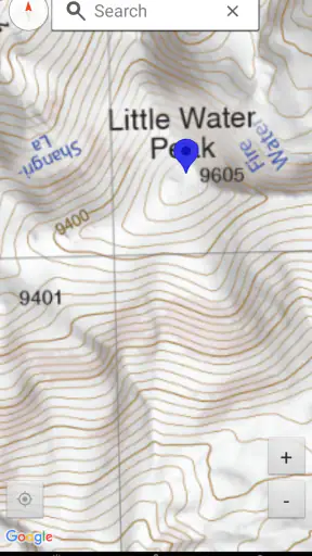 Wasatch Backcountry Skiing Map screenshot