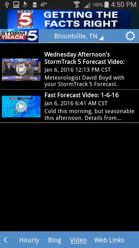 WCYB StormTrack 5 screenshot