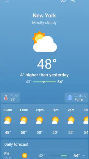 Weather & Clima - Weather Sky screenshot