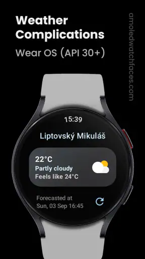 Weather Complications: Wear OS screenshot