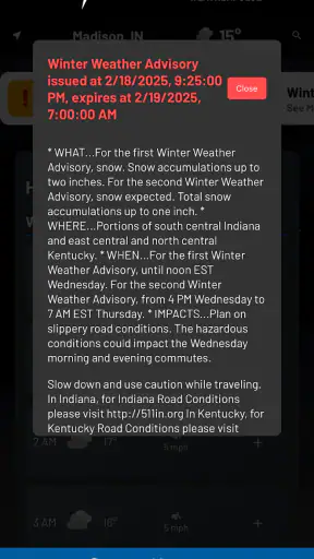 WeatherPulse (WxPulse) screenshot