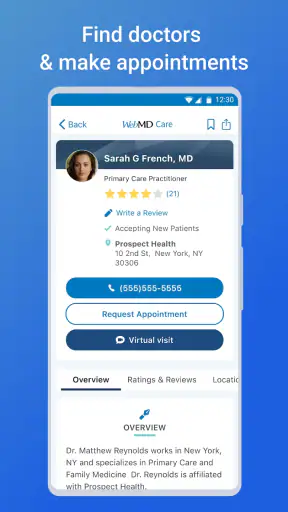 WebMD: Symptom Checker screenshot