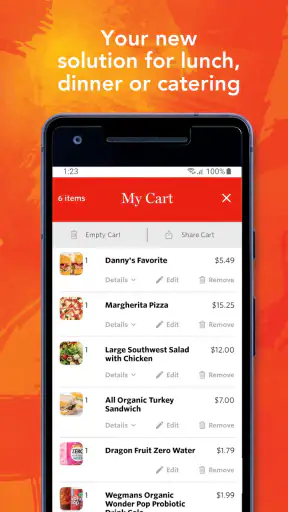 Wegmans Meals 2GO screenshot