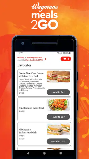 Wegmans Meals 2GO screenshot