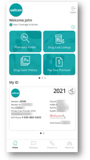 Wellcare+ screenshot