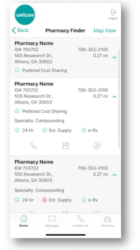 Wellcare+ screenshot