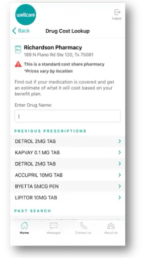 Wellcare+ screenshot