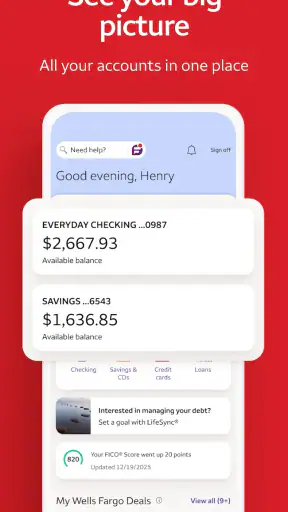 Wells Fargo Mobile® screenshot