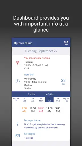 WhenToWork Employee Scheduling screenshot