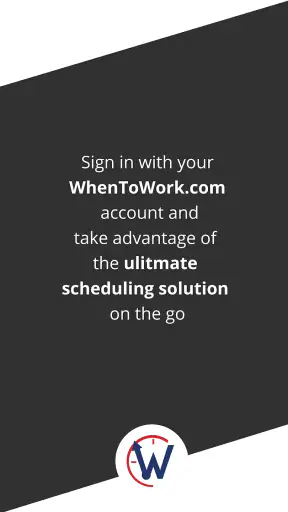WhenToWork Employee Scheduling screenshot