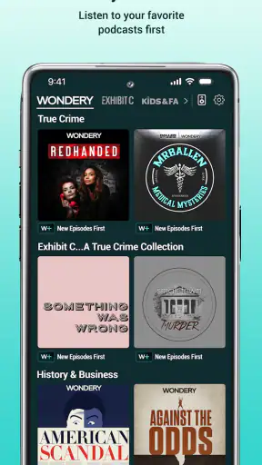 Wondery: Discover Podcasts screenshot