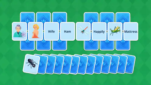 Word Card Sort: Solitaire screenshot
