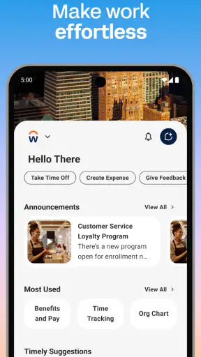 Workday screenshot