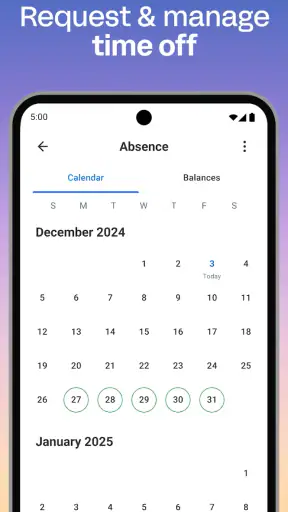 Workday screenshot