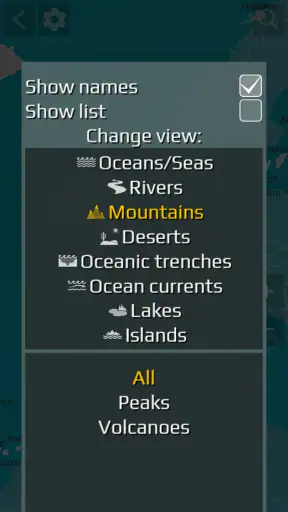 World Map Quiz screenshot