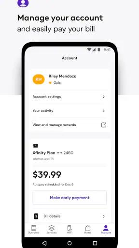 Xfinity screenshot
