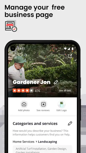 Yelp for Business screenshot