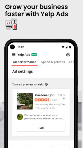 Yelp for Business screenshot