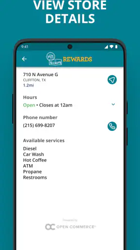 Yesway & Allsup’s Rewards screenshot