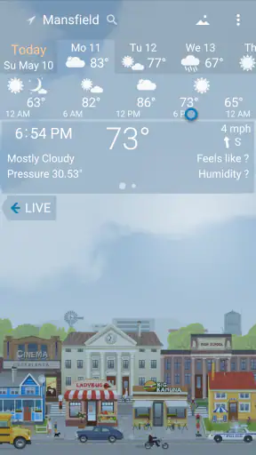 YoWindow Weather and wallpaper screenshot