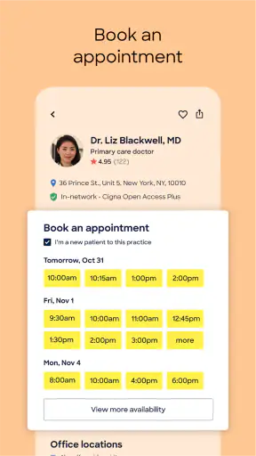 Zocdoc - Find and book doctors screenshot