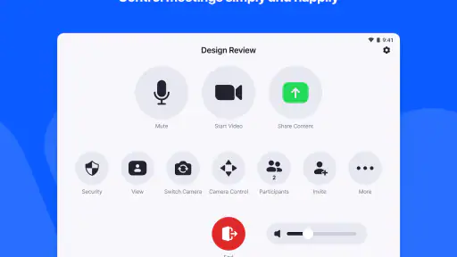 Zoom Rooms Controller screenshot