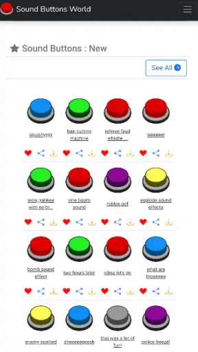 400 Sound Buttons screenshot