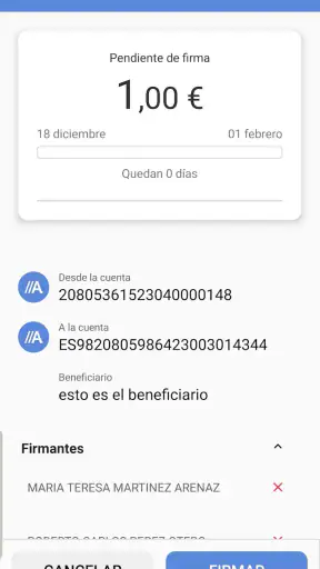 ABANCA Empresas screenshot