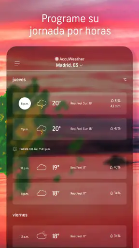 AccuWeather: clima diario screenshot