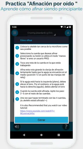 Afinador Ukelele Pocket screenshot