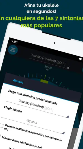 Afinador Ukelele Pocket screenshot