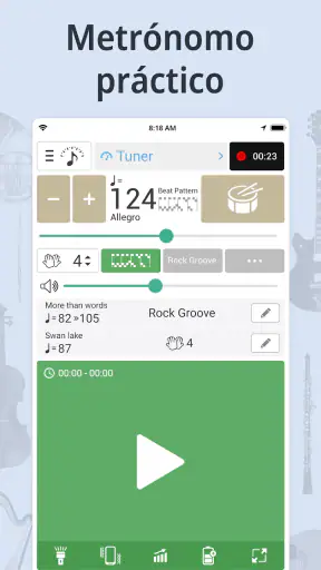 Afinador y Metrónomo screenshot