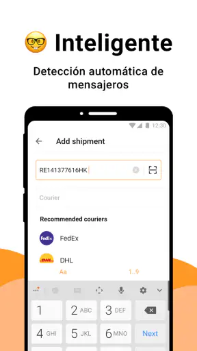AfterShip Buscador de paquetes screenshot