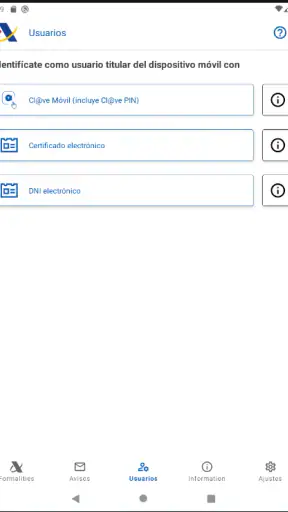 Agencia Tributaria screenshot