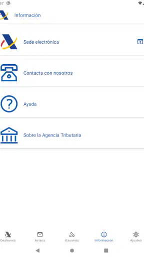Agencia Tributaria screenshot