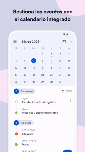 Agenda Escolar screenshot