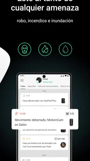 Ajax Security System screenshot