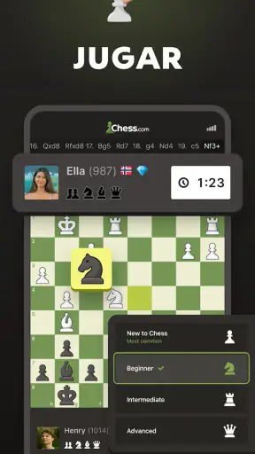 Ajedrez · Jugar y Aprender screenshot