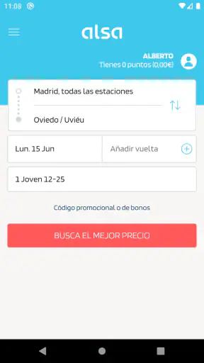 Alsa: Compra billetes de bus screenshot
