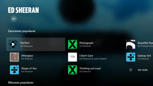 Amazon Music screenshot