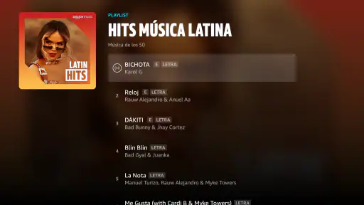 Amazon Music screenshot