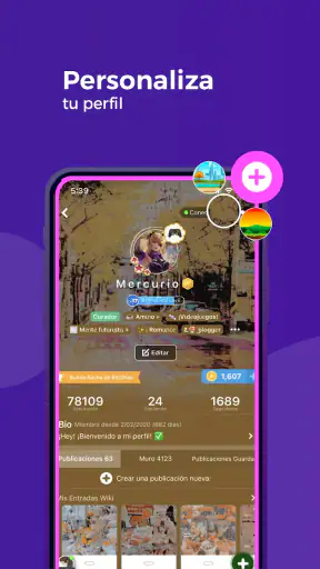 Amino: Comunidades y Chats screenshot