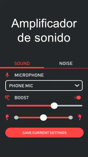 Amplificador de micrófono screenshot