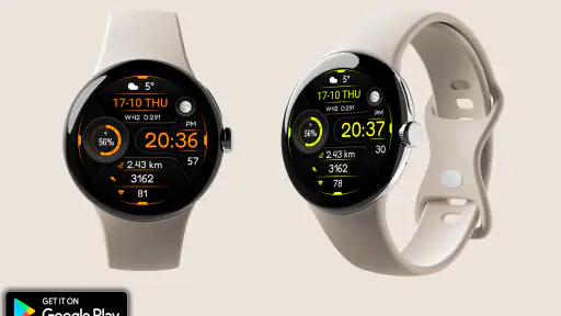Animated Onysy Watch face screenshot