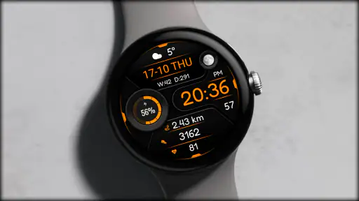 Animated Onysy Watch face screenshot