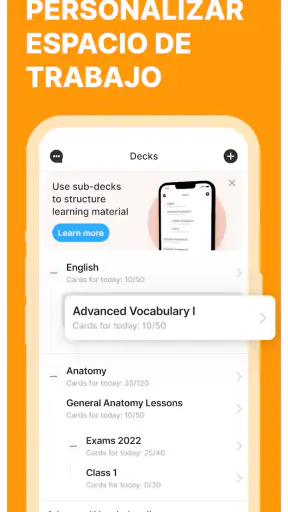 Anki Pro: Flashcads de estudio screenshot